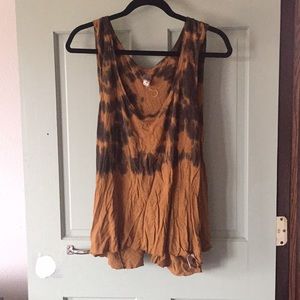 Free People tie dye tank top